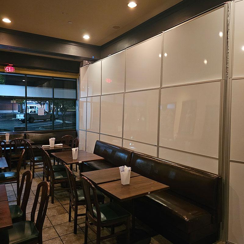 Restaurant Renovation Construction Containment