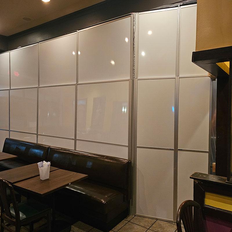 Restaurant Renovation Construction Containment