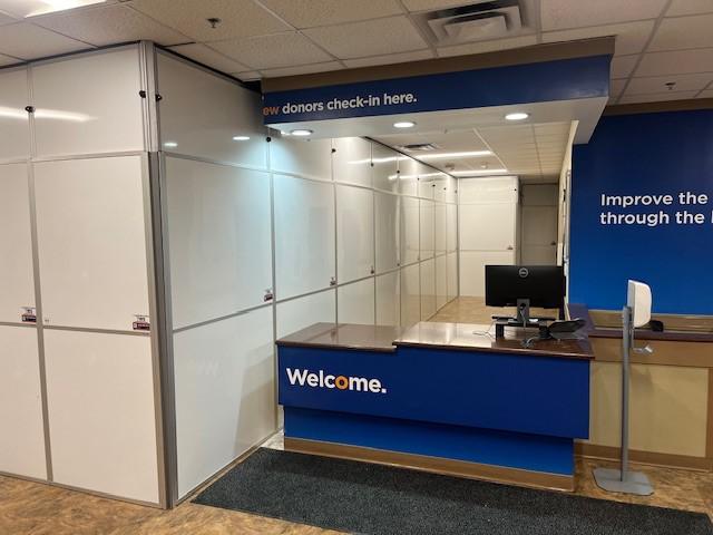 Construction Containment at East Dallas, TX Plasma Donation Center