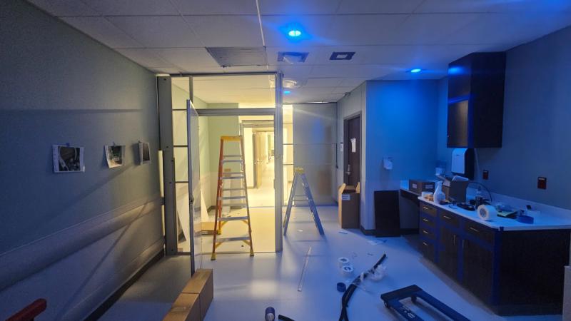 12 containment areas for Lutheran Hospital Emergency Room