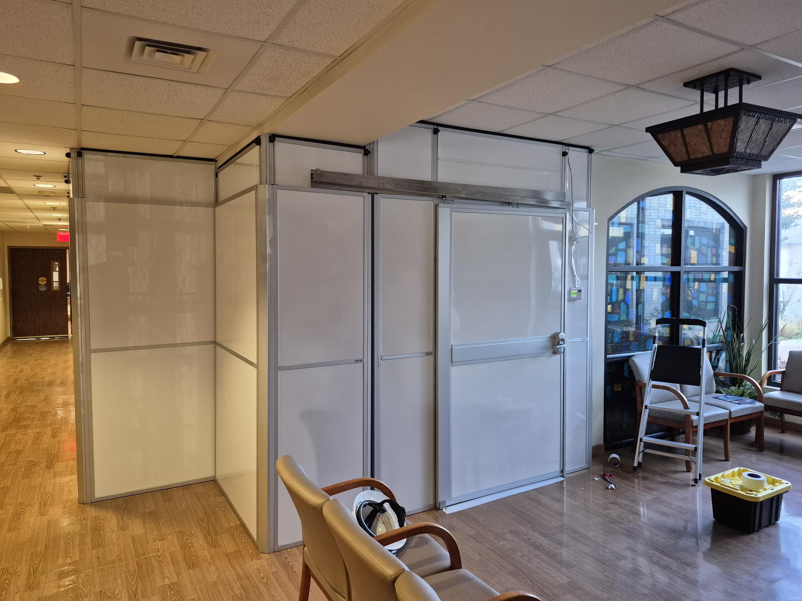 Lavaca Medical Center Anteroom Installation