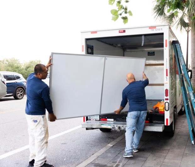 Delivered, installed, and removed for you