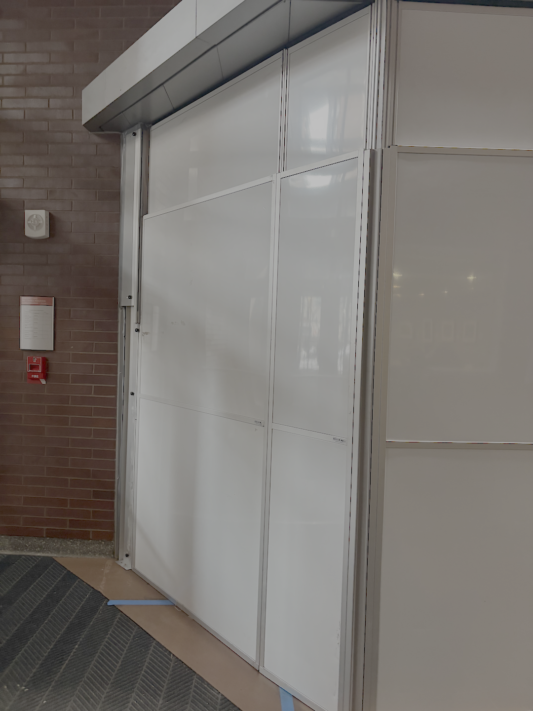 Temporary Wall Systems Greater New York Builds Construction Enclosure for Baruch College Bookstore