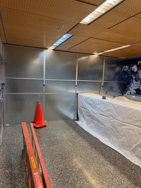 Temporary Wall Systems for College Renovations