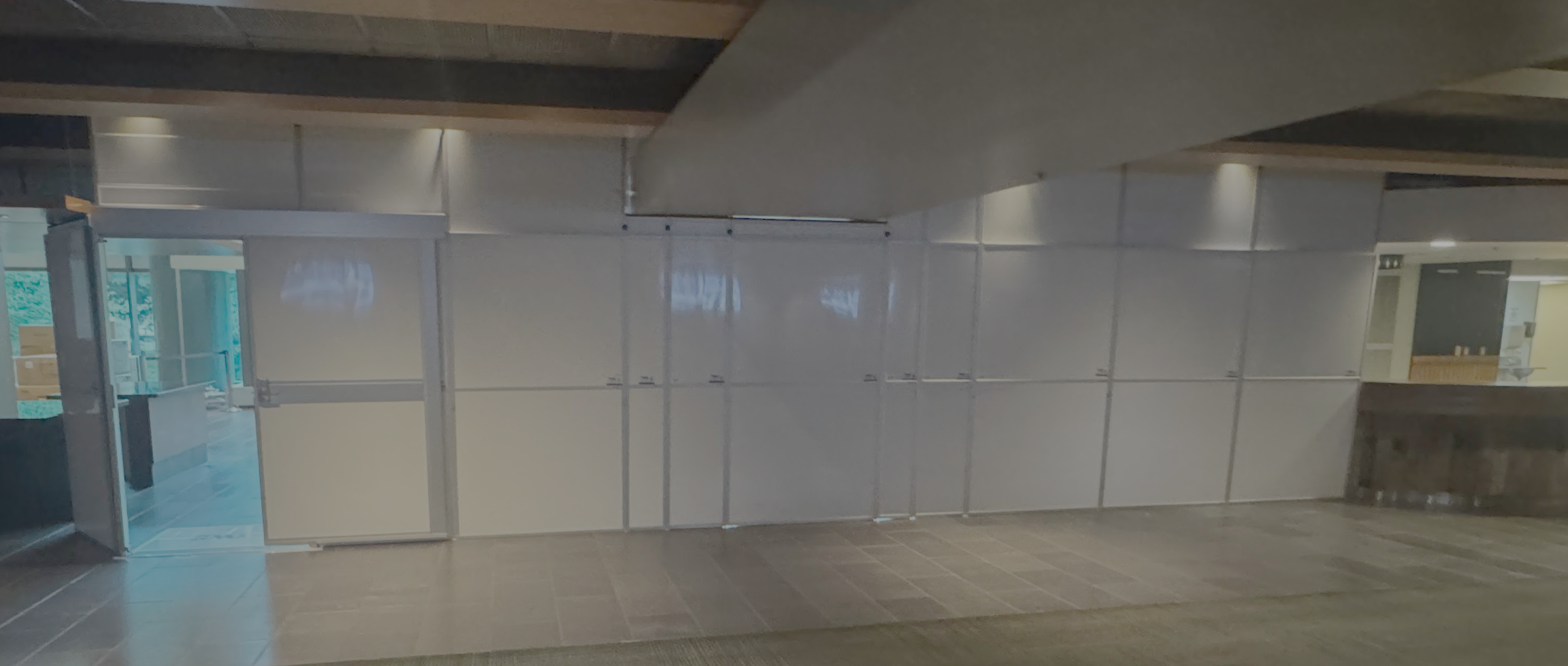 Temporary Wall Systems West Portland Partners for Renovation of Moda Center Cascade Club