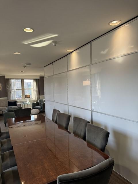 Creating dedicated workspaces with temporary walls