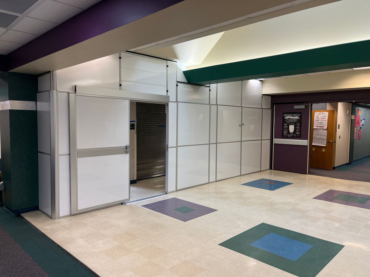 Elementary School Kitchen Renovation Containment for Safe, Ongoing Campus Operations