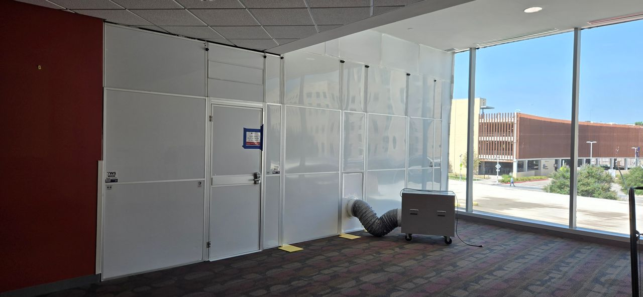 Custom Curved Healthcare Containment for Children’s Health Plano Renovation