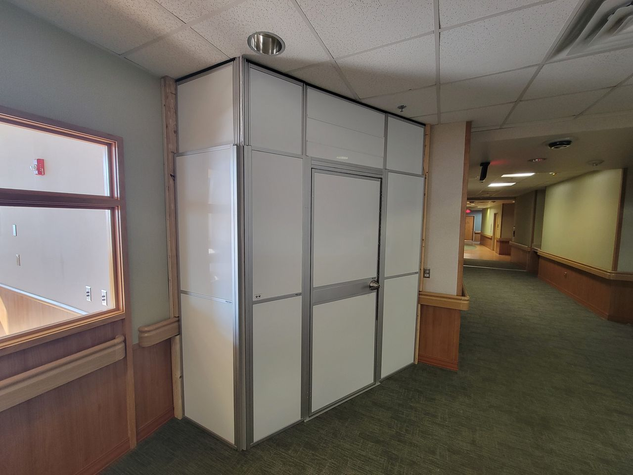 Anti-Ligature Temporary Patient Room Enclosures for VA Hospital Mental Health Unit Renovation