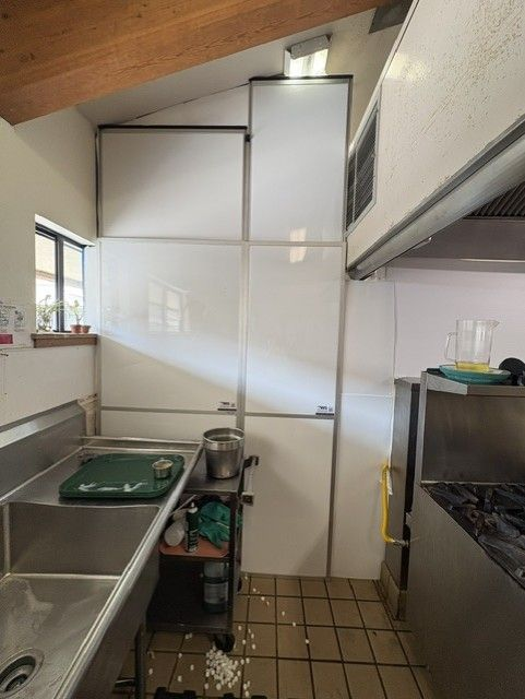 left side of healthcare kitchen remodel