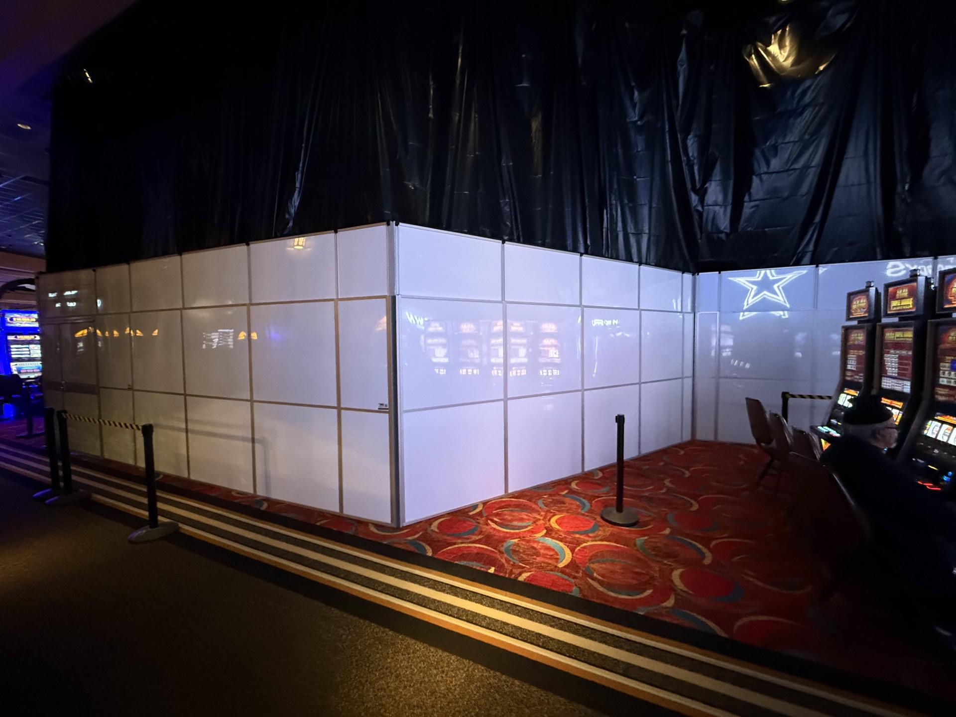Gaming Floor Expansion Containment at WinStar World Casino