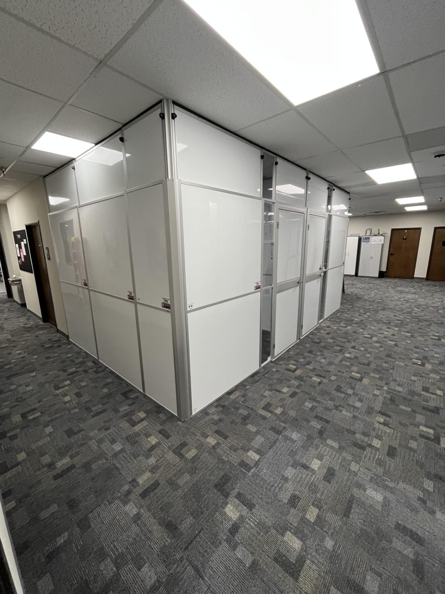 Temporary Offices for Security Systems Company