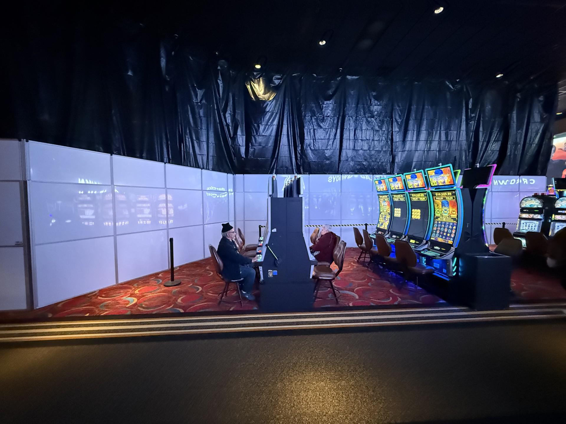 Gaming Floor Expansion Containment at WinStar World Casino