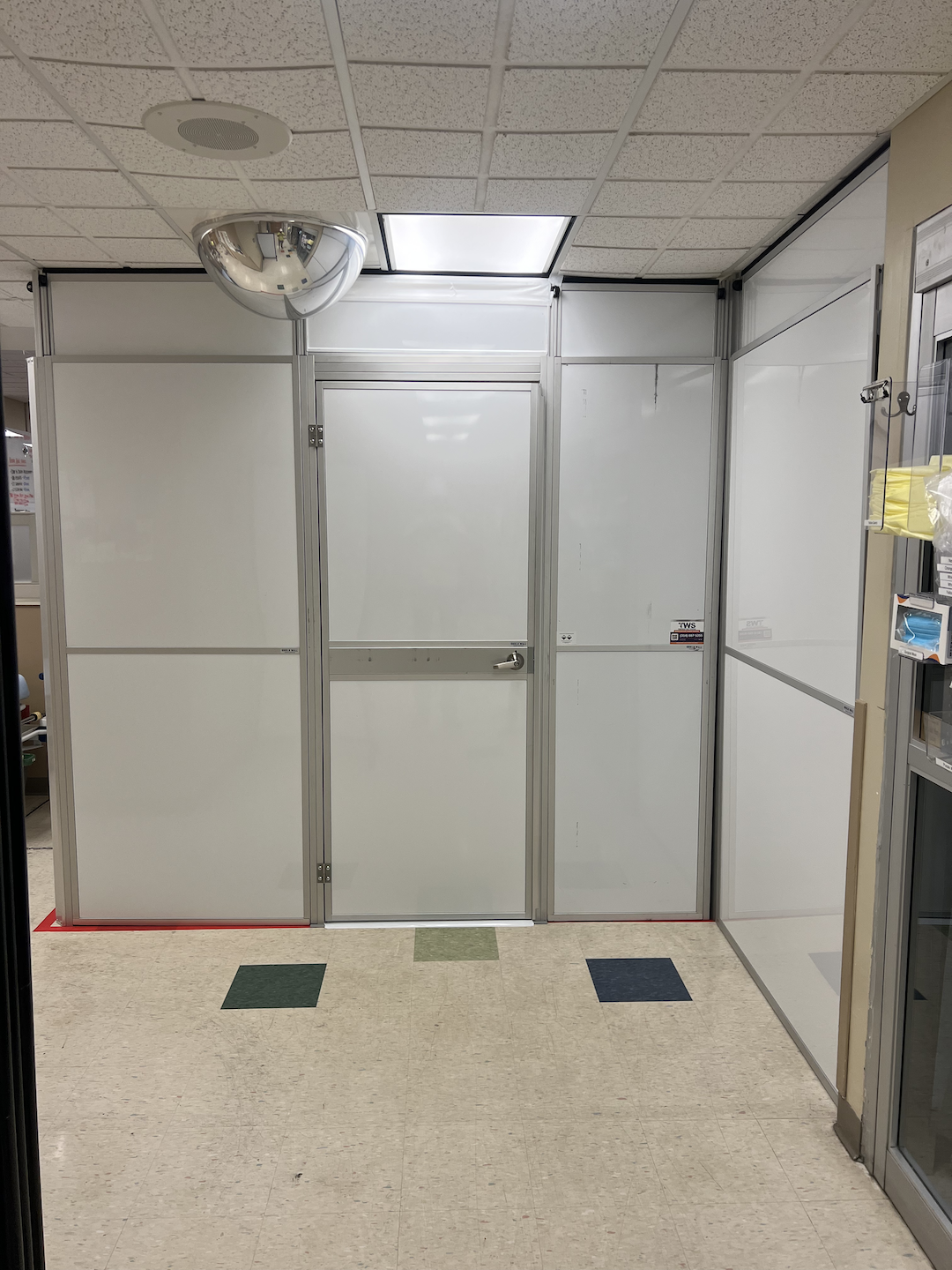 Temporary Wall Systems St Louis Healthcare Renovation Project in Progress: Phase 1 of 6