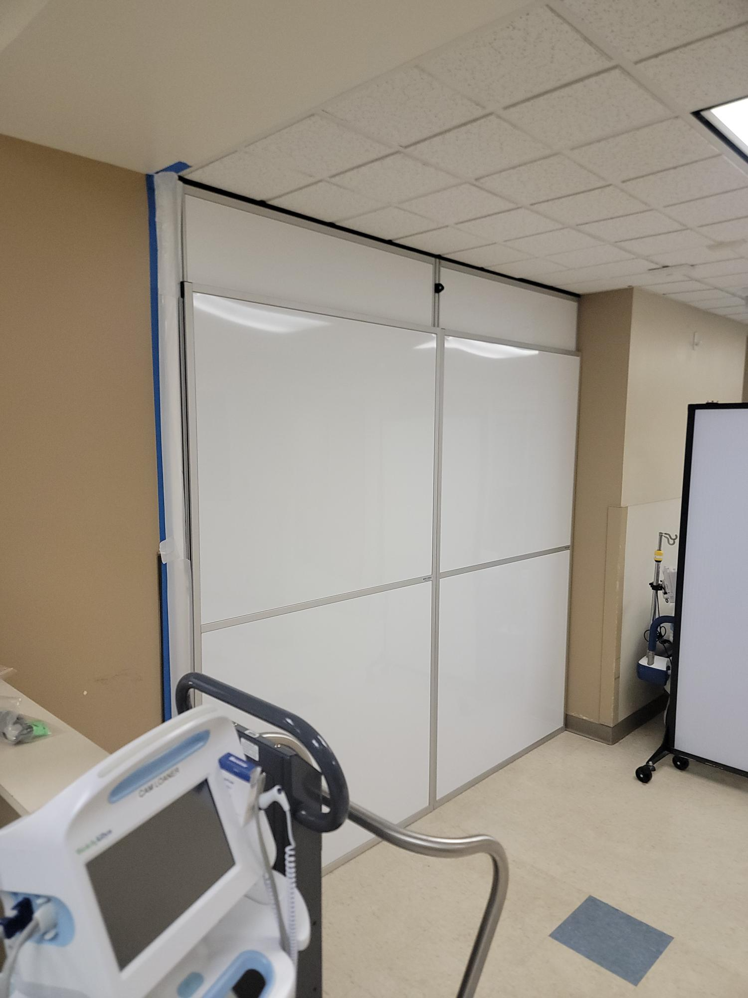 Temporary Wall Systems St. Louis Emergency Room Renovation Progress