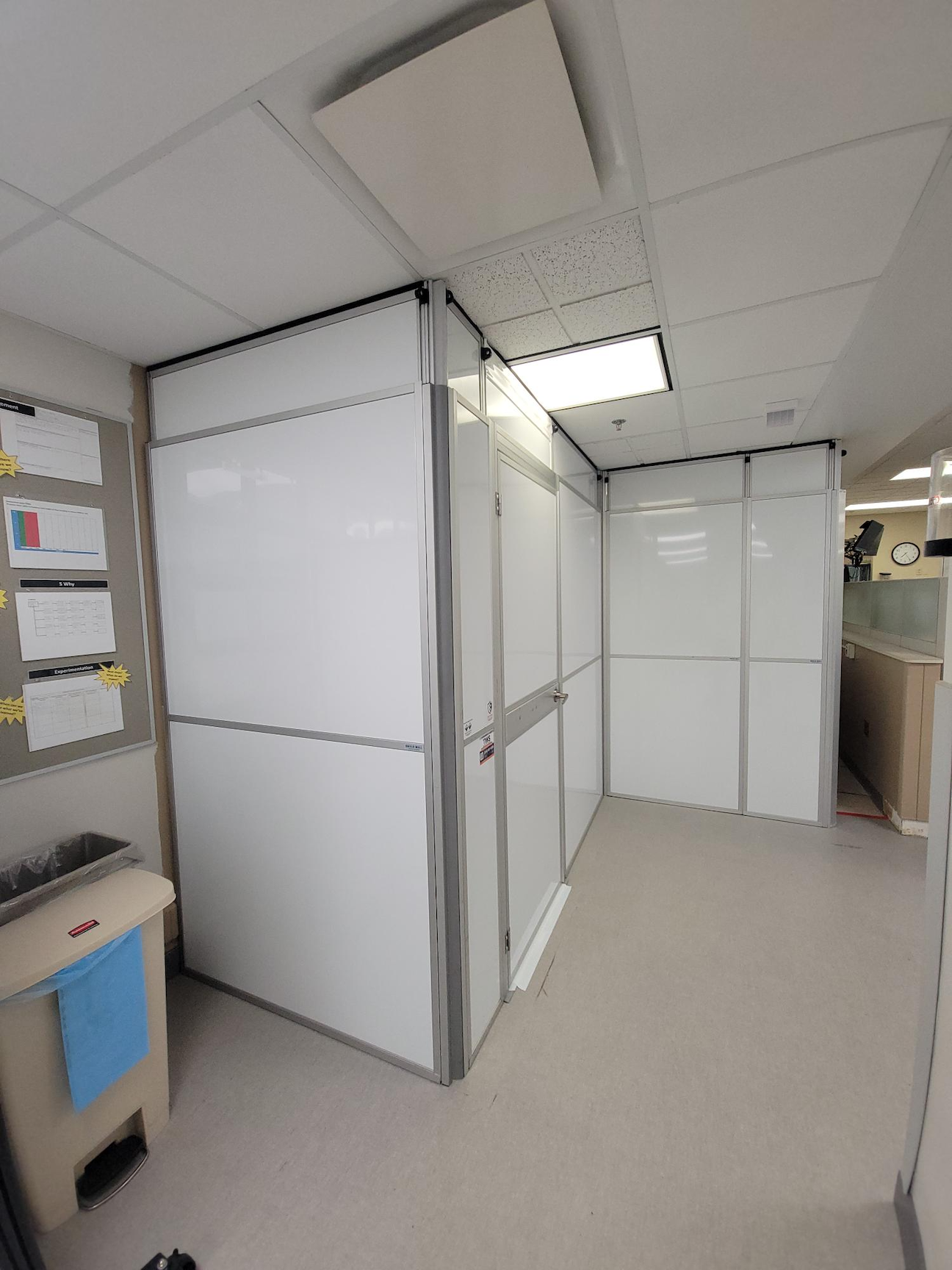 Temporary Wall Systems St. Louis Emergency Room Renovation Progress