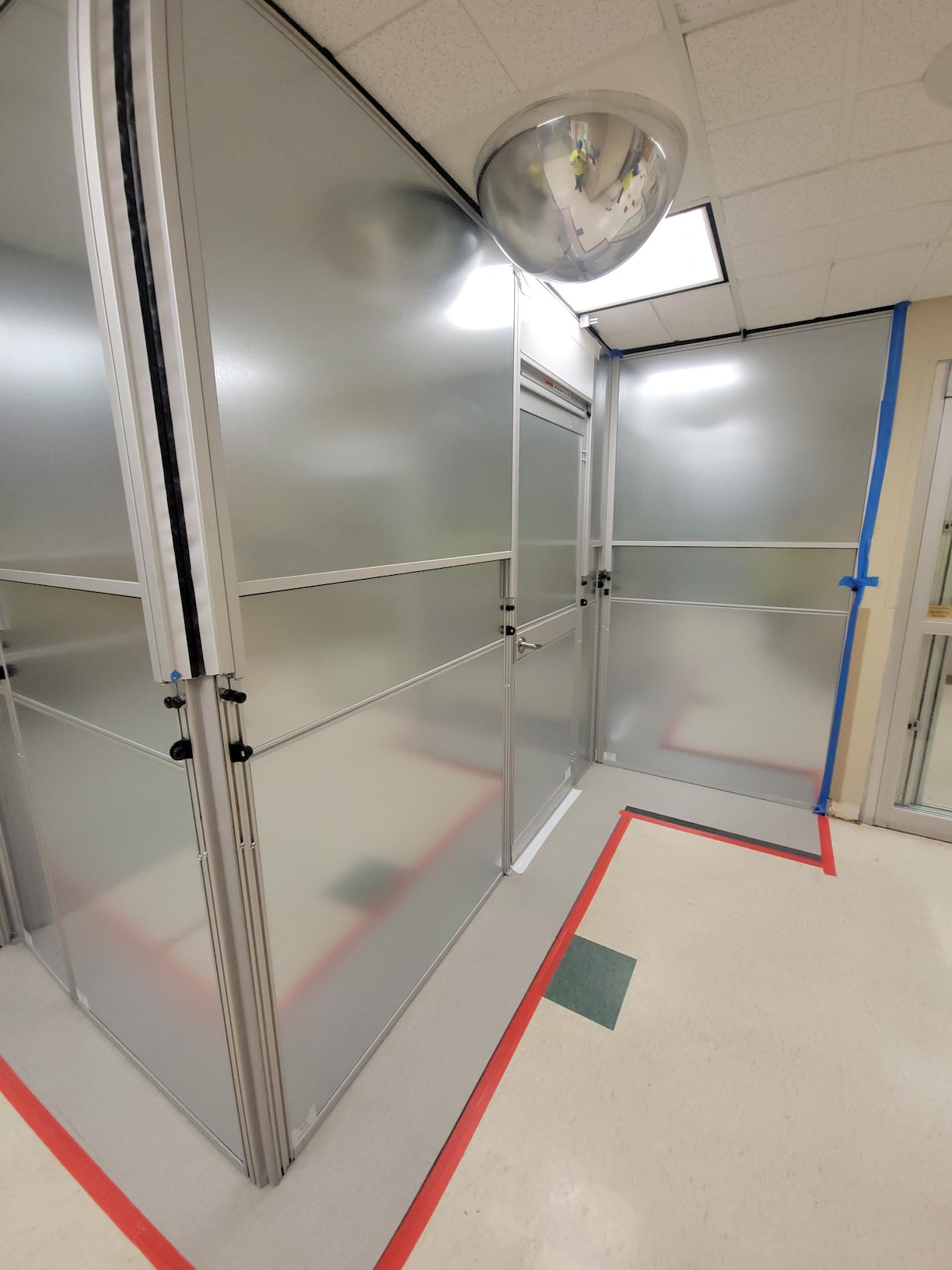 Temporary Wall Systems St. Louis Emergency Room Renovation Progress