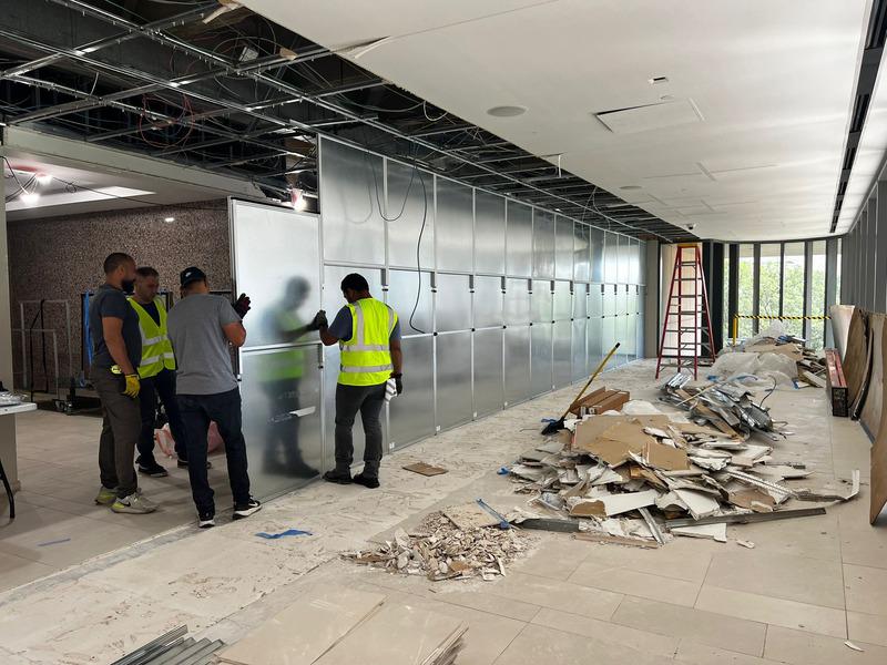 Office Renovation Containment