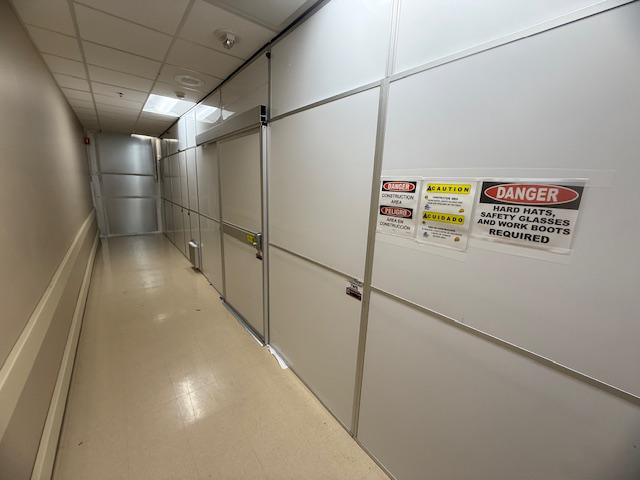 Hard wall containment supporting healthcare construction at Baylor Scott & White Medical Center in Marble Falls