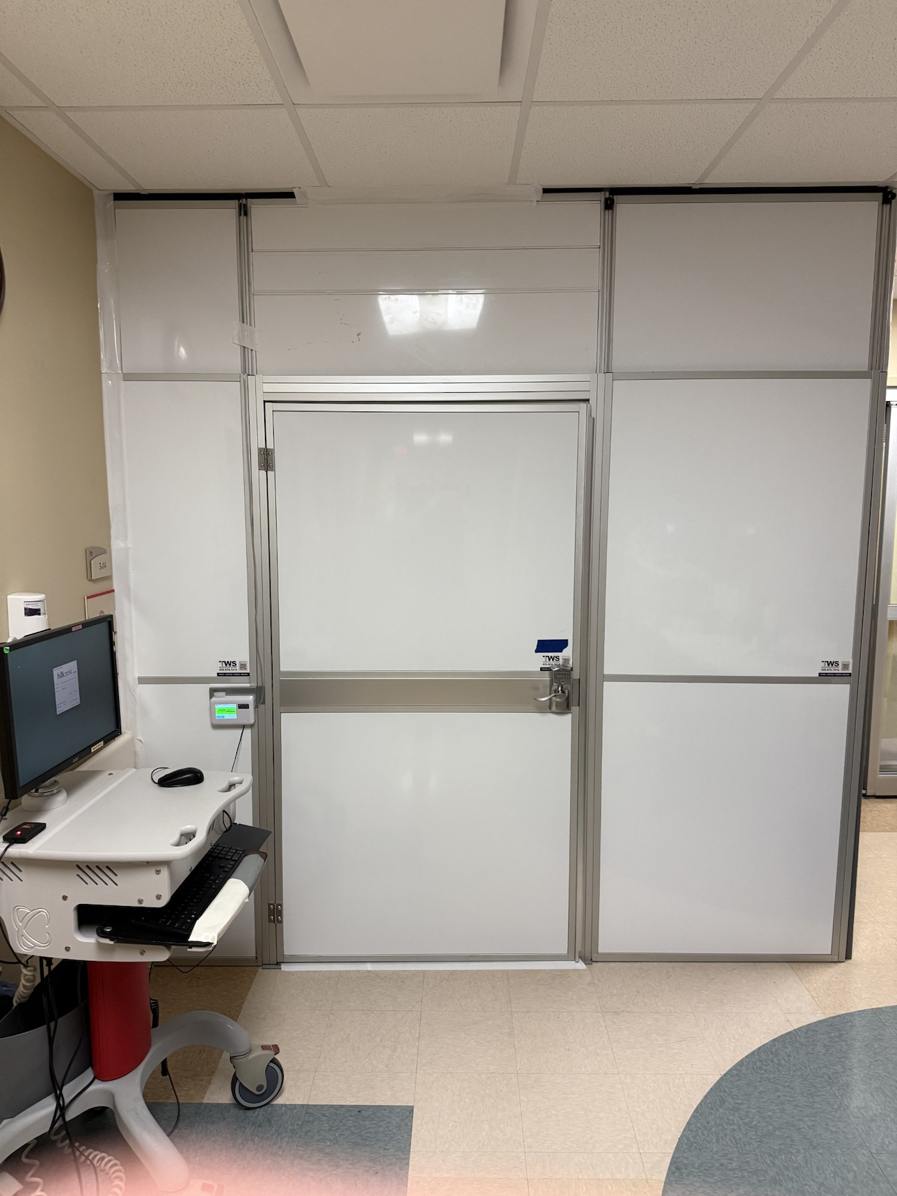 Temporary Wall Systems Oklahoma City Emergency After-Hours ICRA V Install at Local Heart Hospital in Tulsa, OK