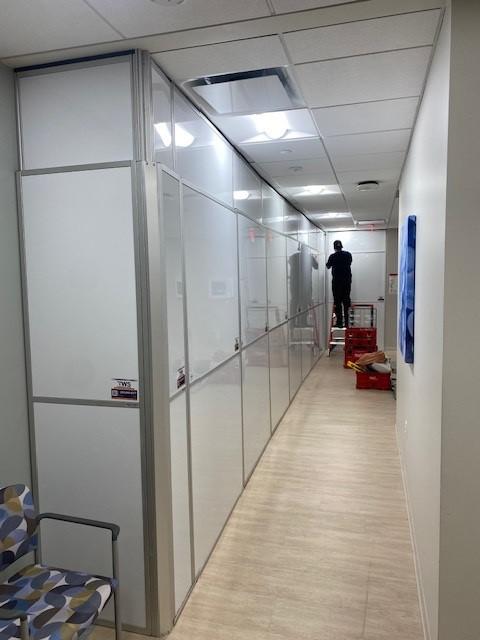 Temporary Wall Systems Provide Containment and Negative Air Setup for Hackensack Meridian Renovation