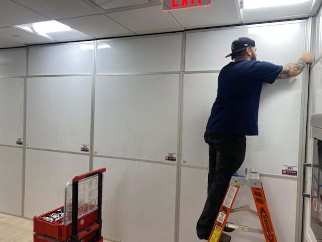 Temporary Wall Systems Provide Containment and Negative Air Setup for Hackensack Meridian Renovation