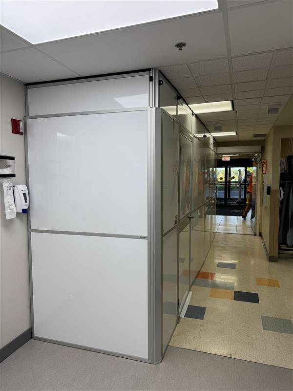 Temporary Wall Systems St. Louis Builds Temporary Containment for a Local Hospital Cafeteria Renovation