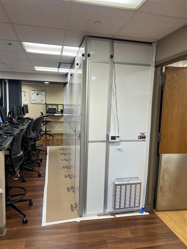 Hospital Renovation Containment with PARIC at St. Luke's Hospital