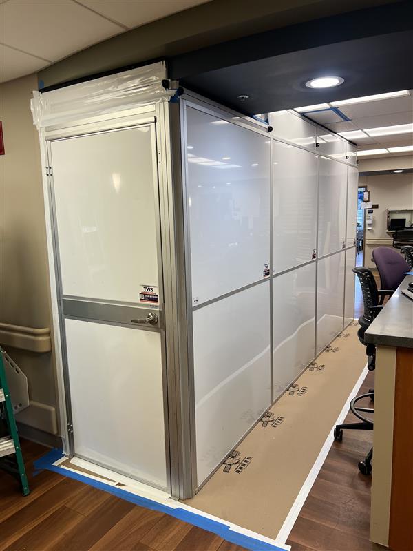 Hospital Renovation Containment with PARIC at St. Luke's Hospital