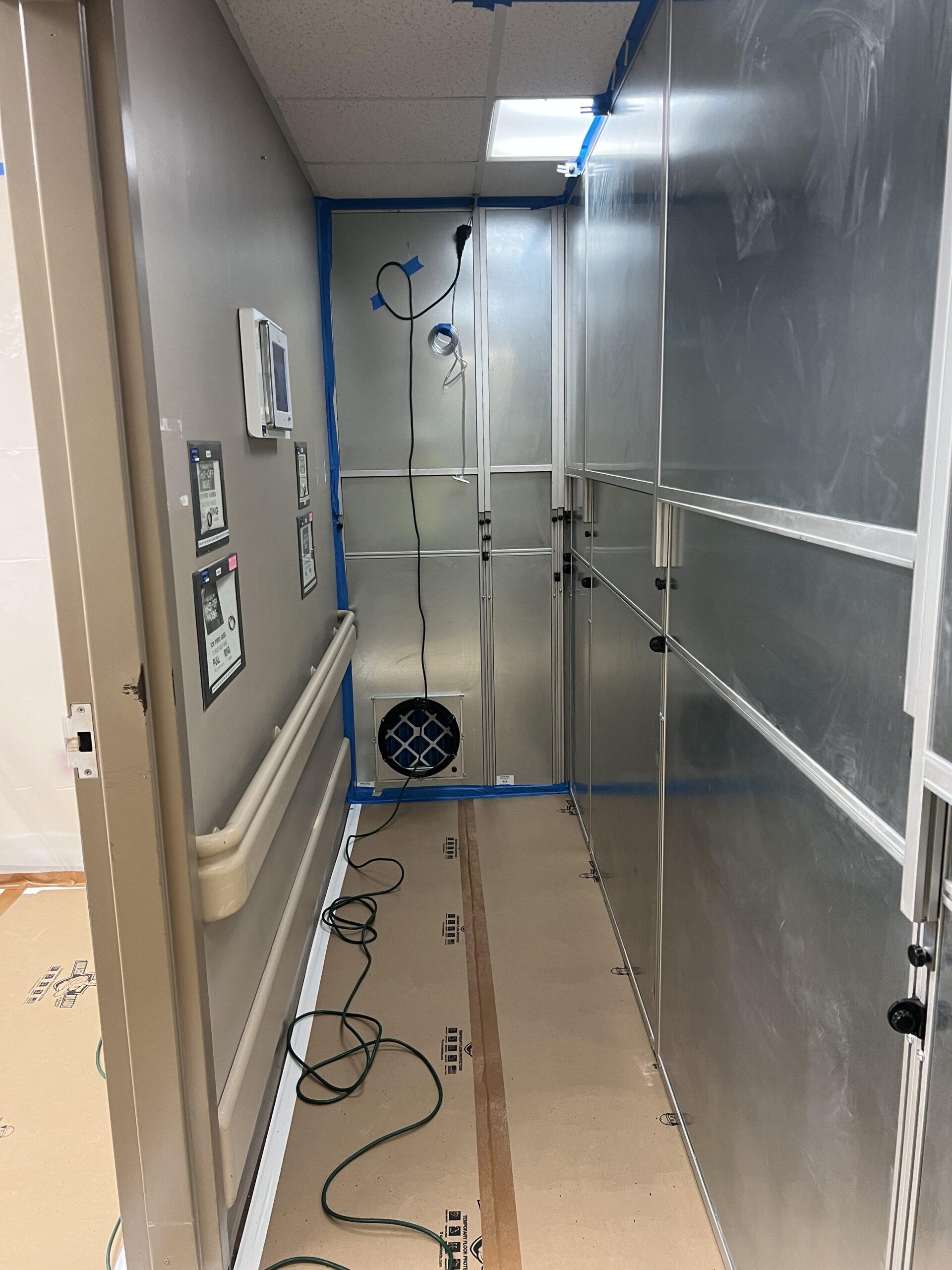 Hospital Renovation Containment with PARIC at St. Luke's Hospital