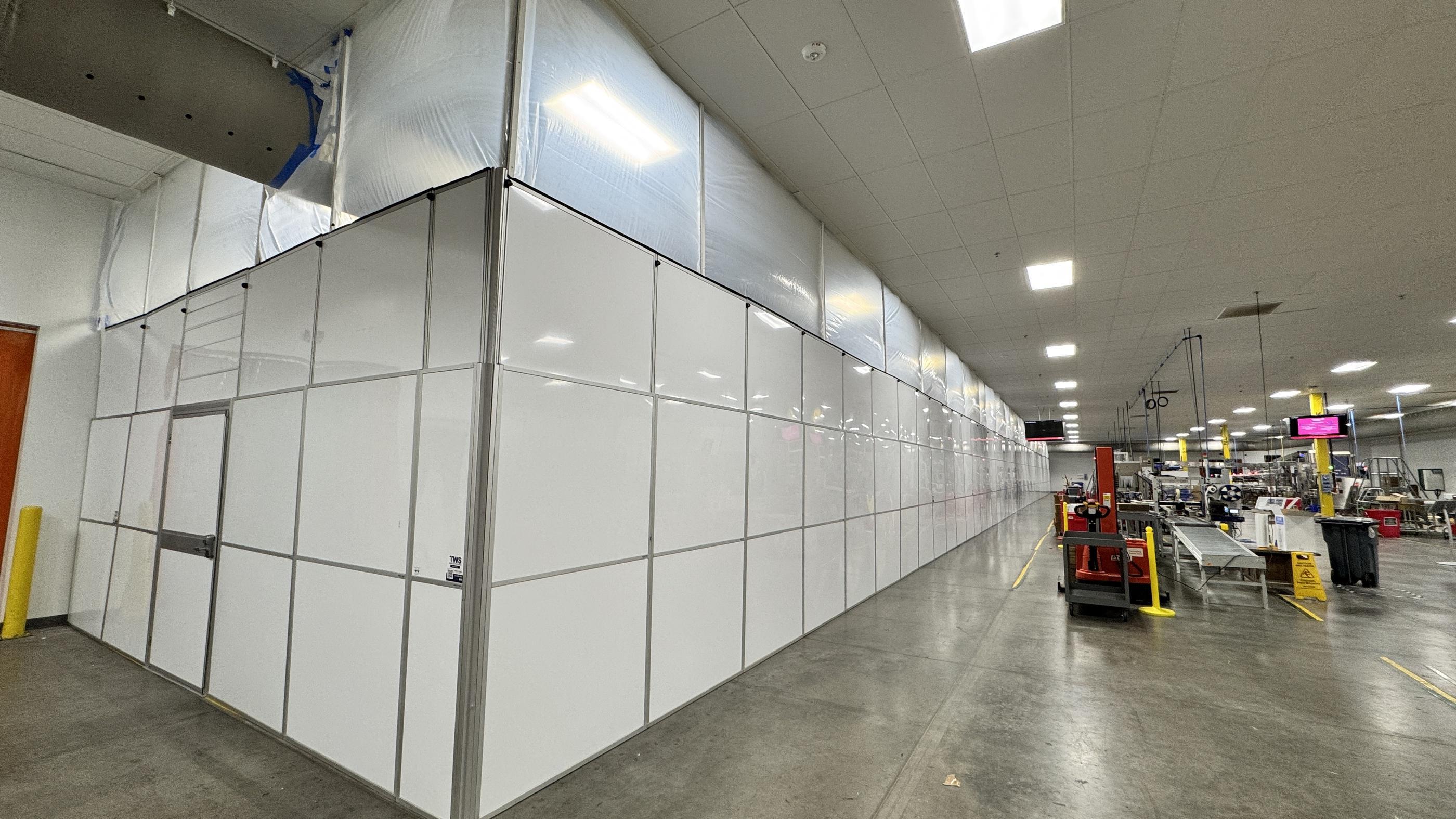 Manufacturing Plant Containment Installation | 72-Hour Notice