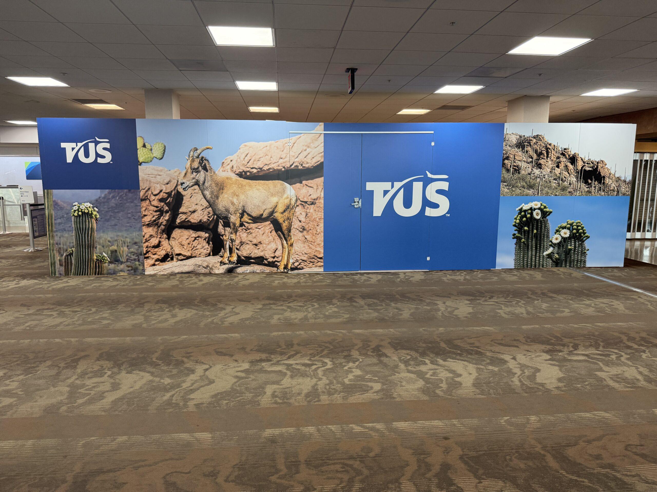 Tucson International Airport – Temporary TSA Baggage Screening Area