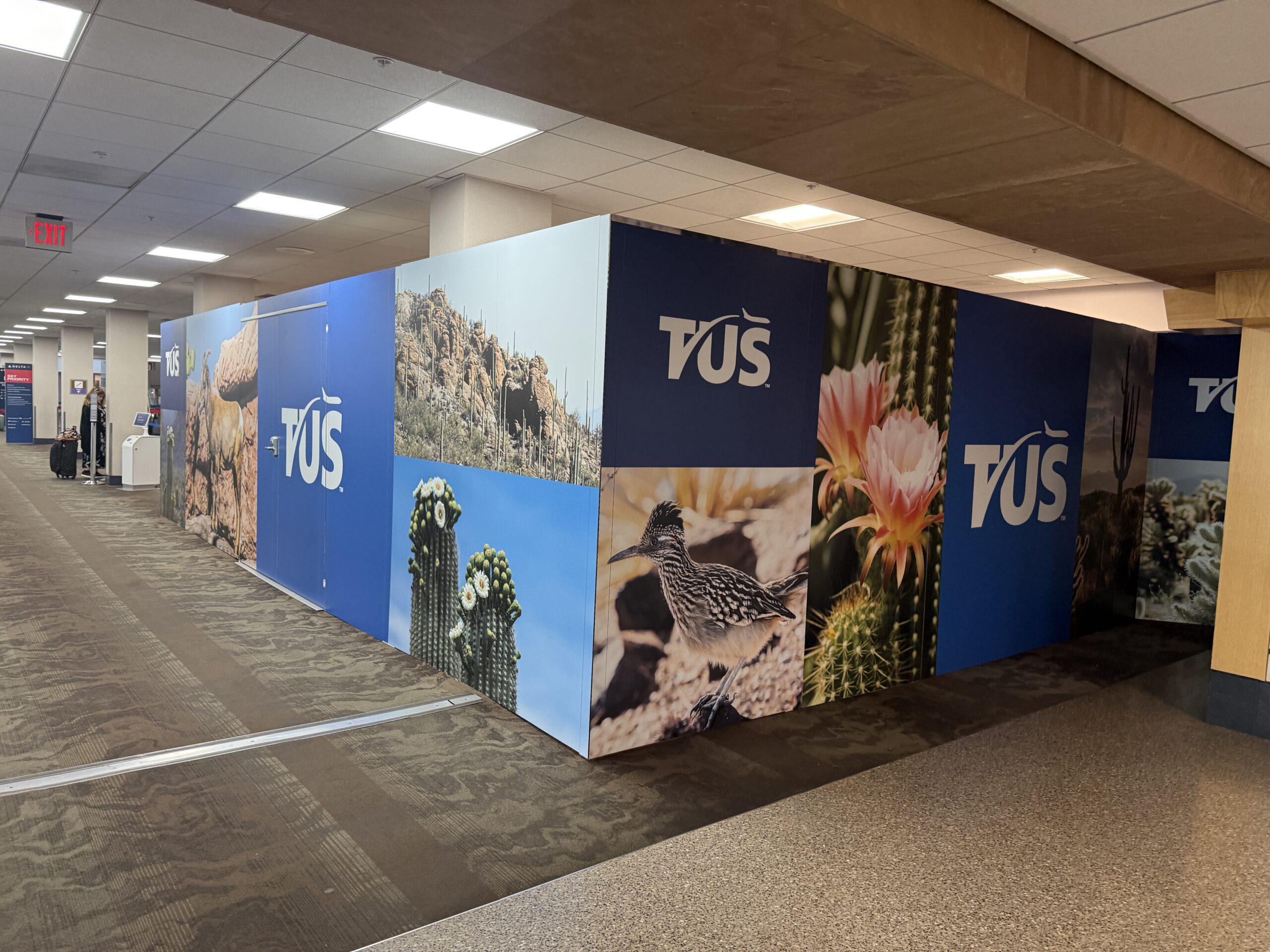 Tucson International Airport – Temporary TSA Baggage Screening Area