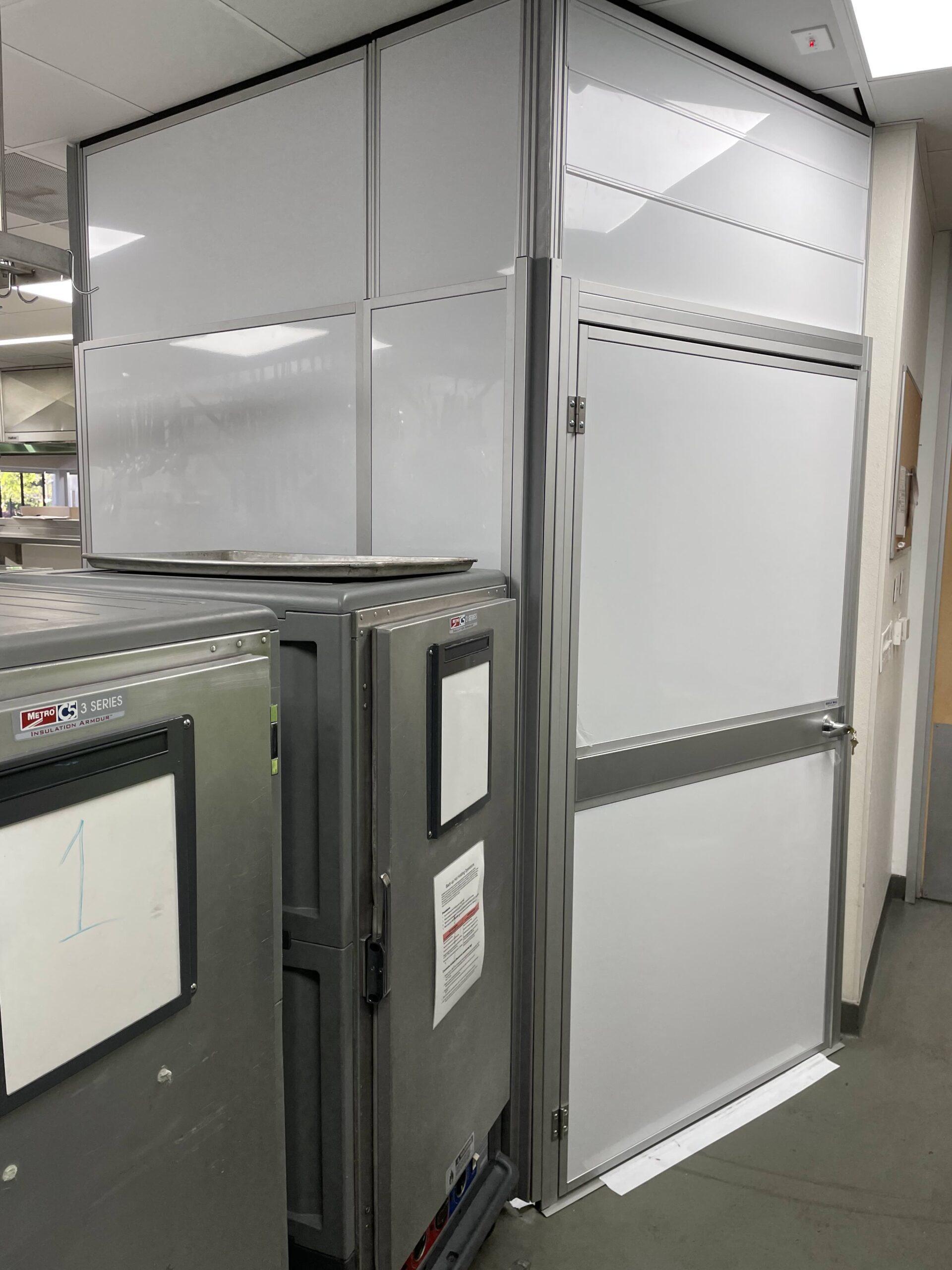 Corporate Kitchen Renovation Containment in Cupertino, CA