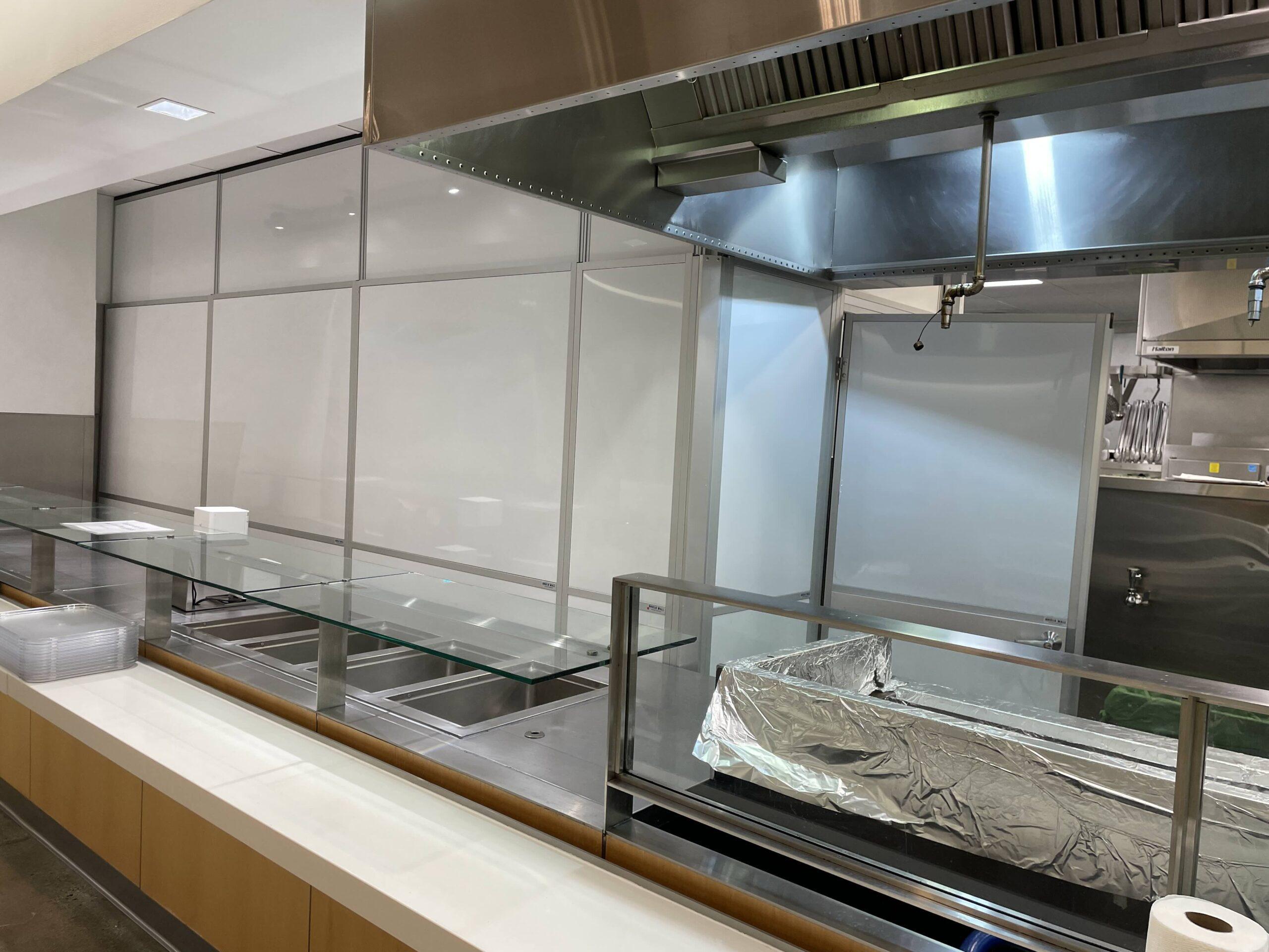 Corporate Kitchen Renovation Containment in Cupertino, CA