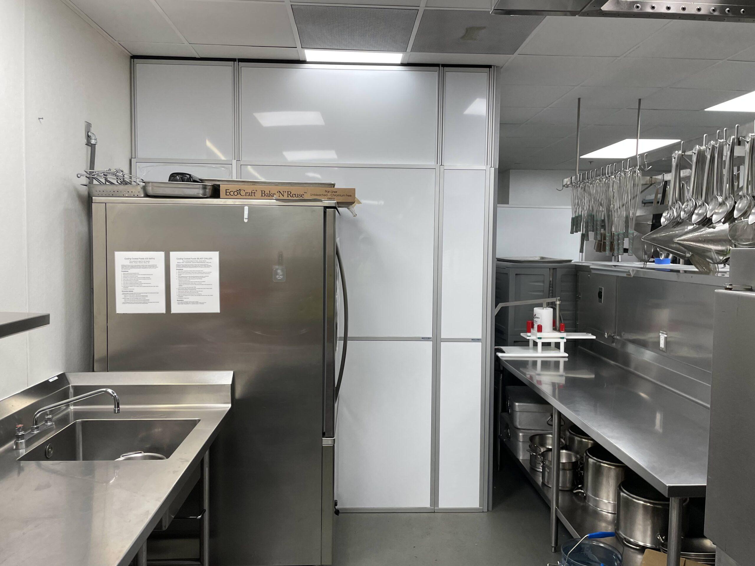 Corporate Kitchen Renovation Containment in Cupertino, CA
