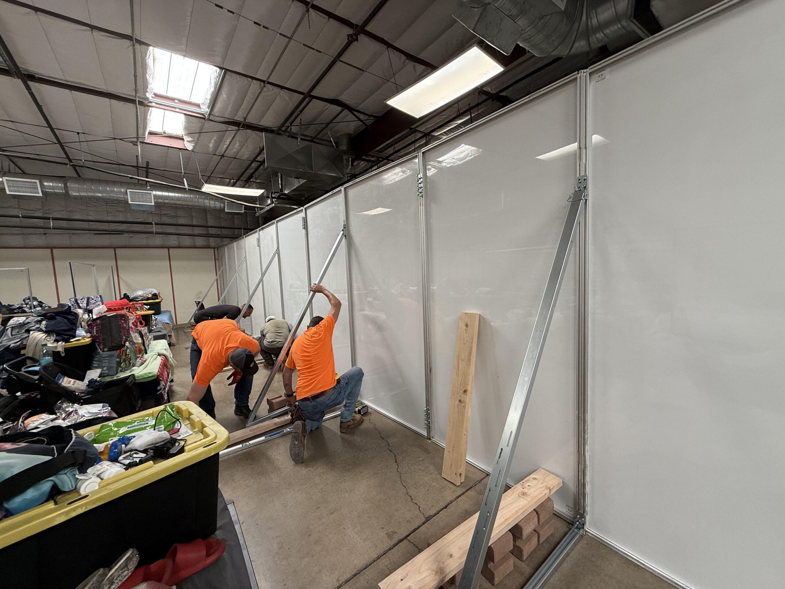 Temporary Wall Systems Helps Women's Center Expansion