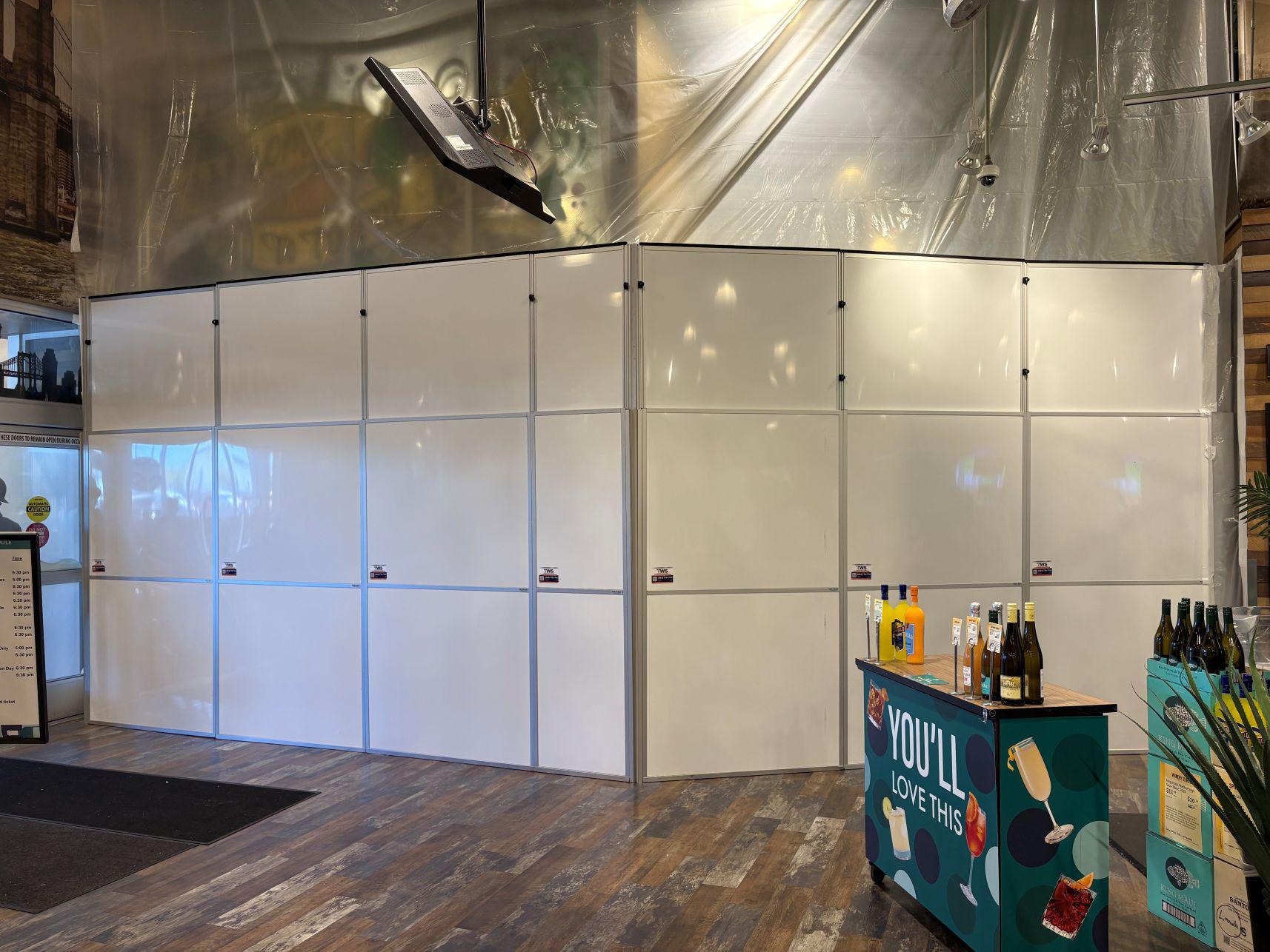 Retail Construction Containment in Westbury, NY