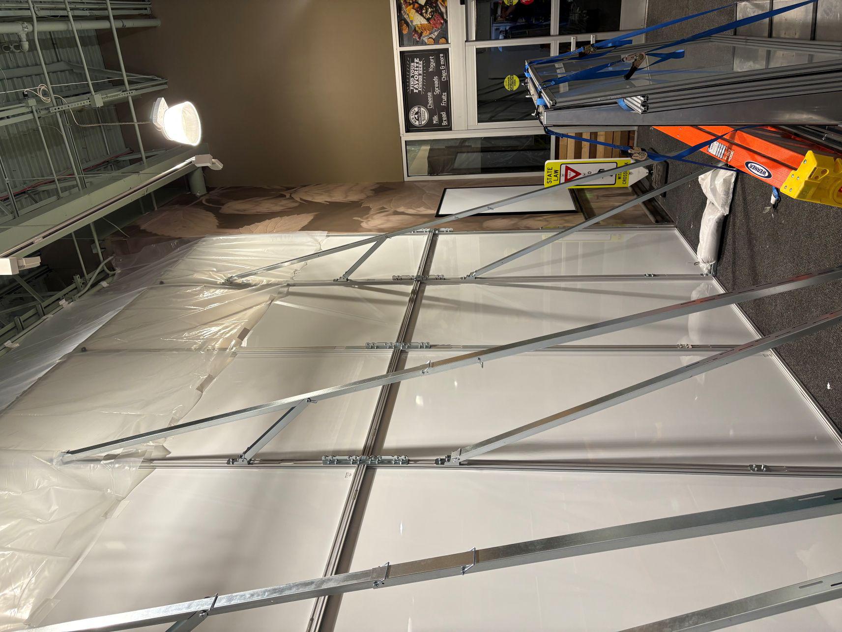 Retail Construction Containment in Westbury, NY