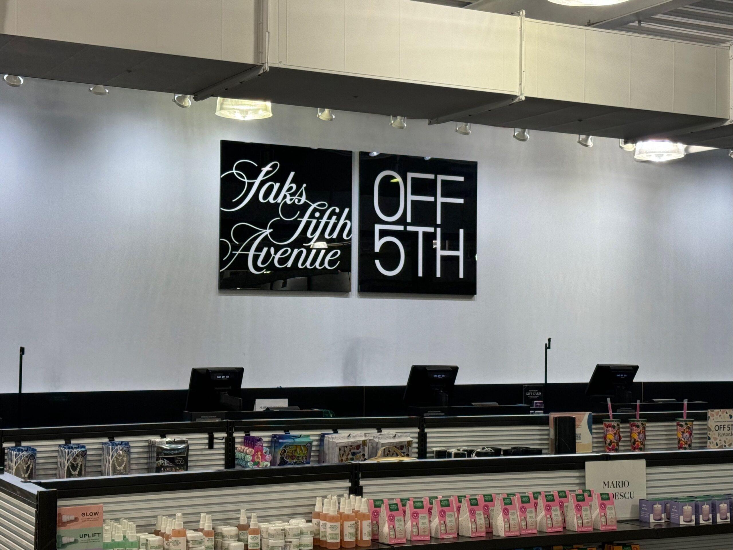 Saks Off 5th Retail Store Renovation