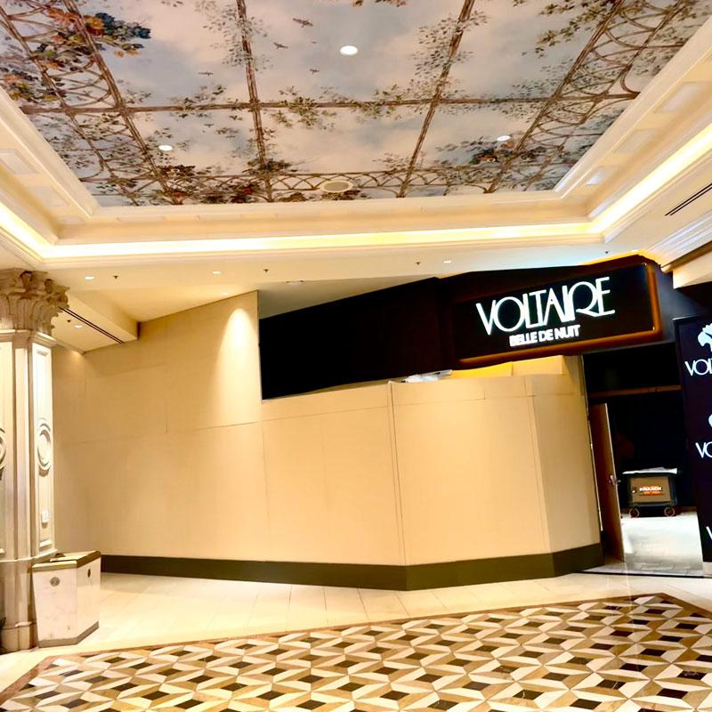 Construction Containment at The Venetian Hotel