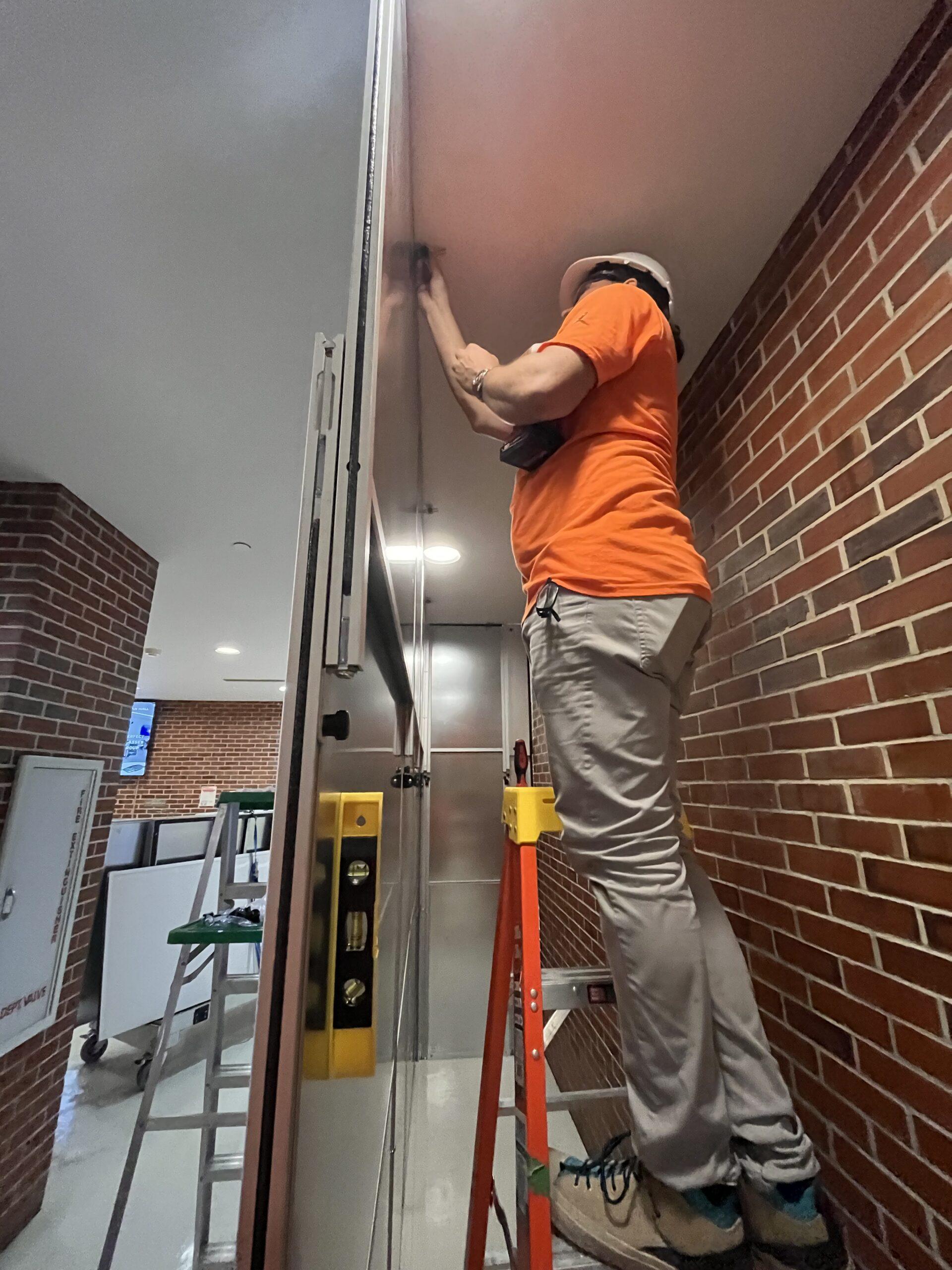 Temporary Walls for Campus Renovations