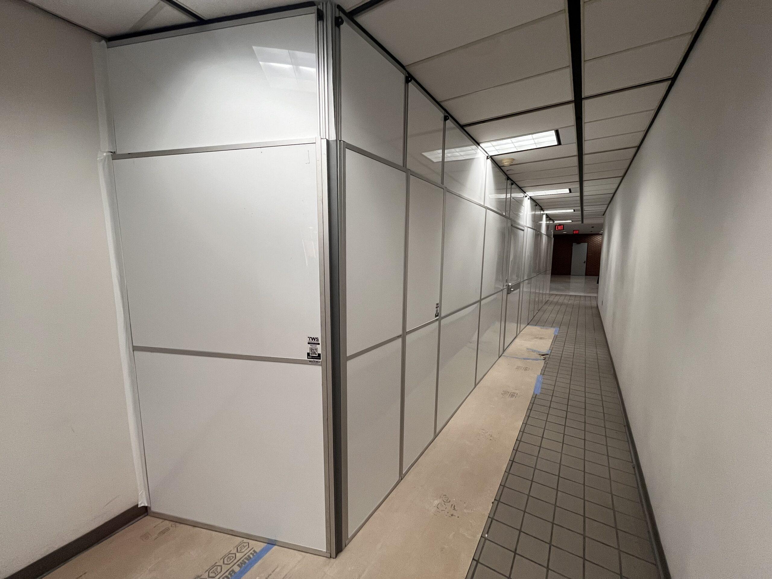 Temporary Walls for Campus Renovations