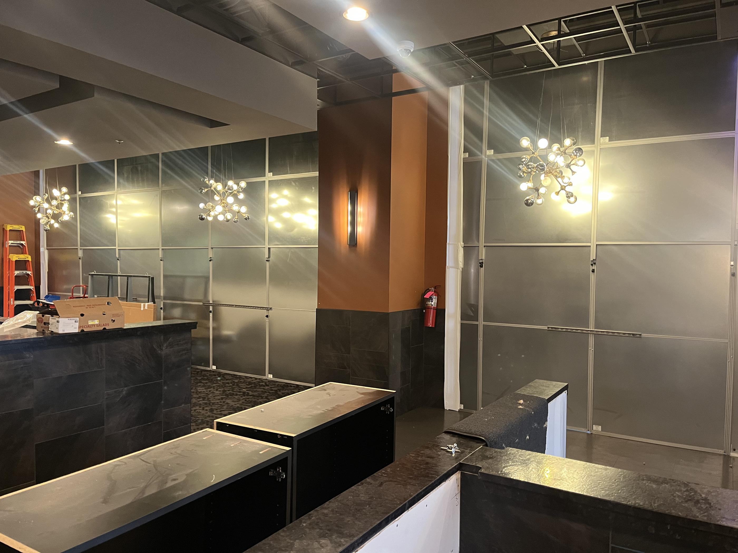 containment during restaurant remodel