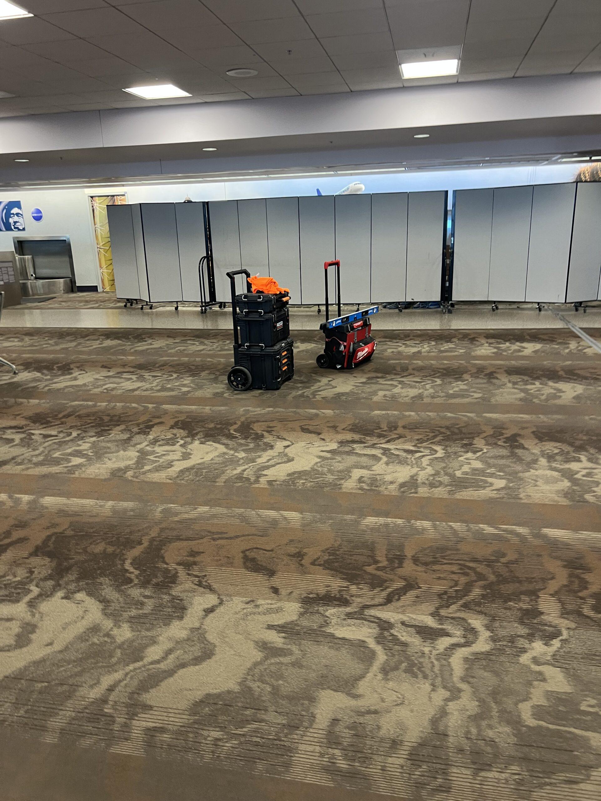Tucson International Airport – Temporary TSA Baggage Screening Area