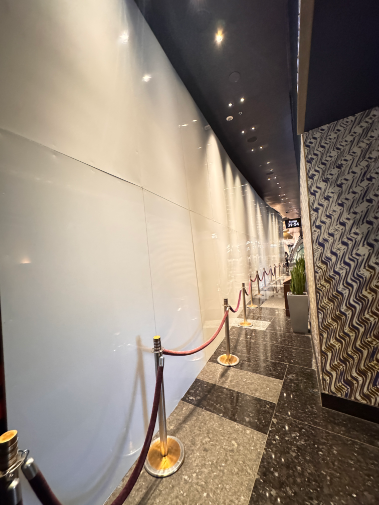 Temporary Walls for Casino Renovation