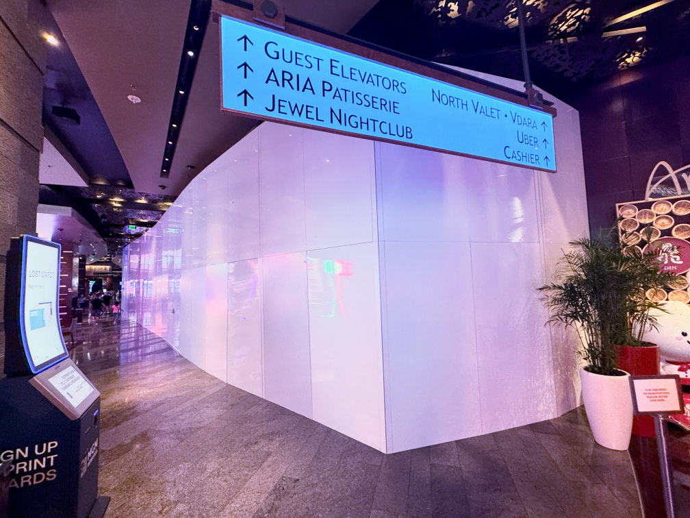 Temporary Walls for Casino Renovation