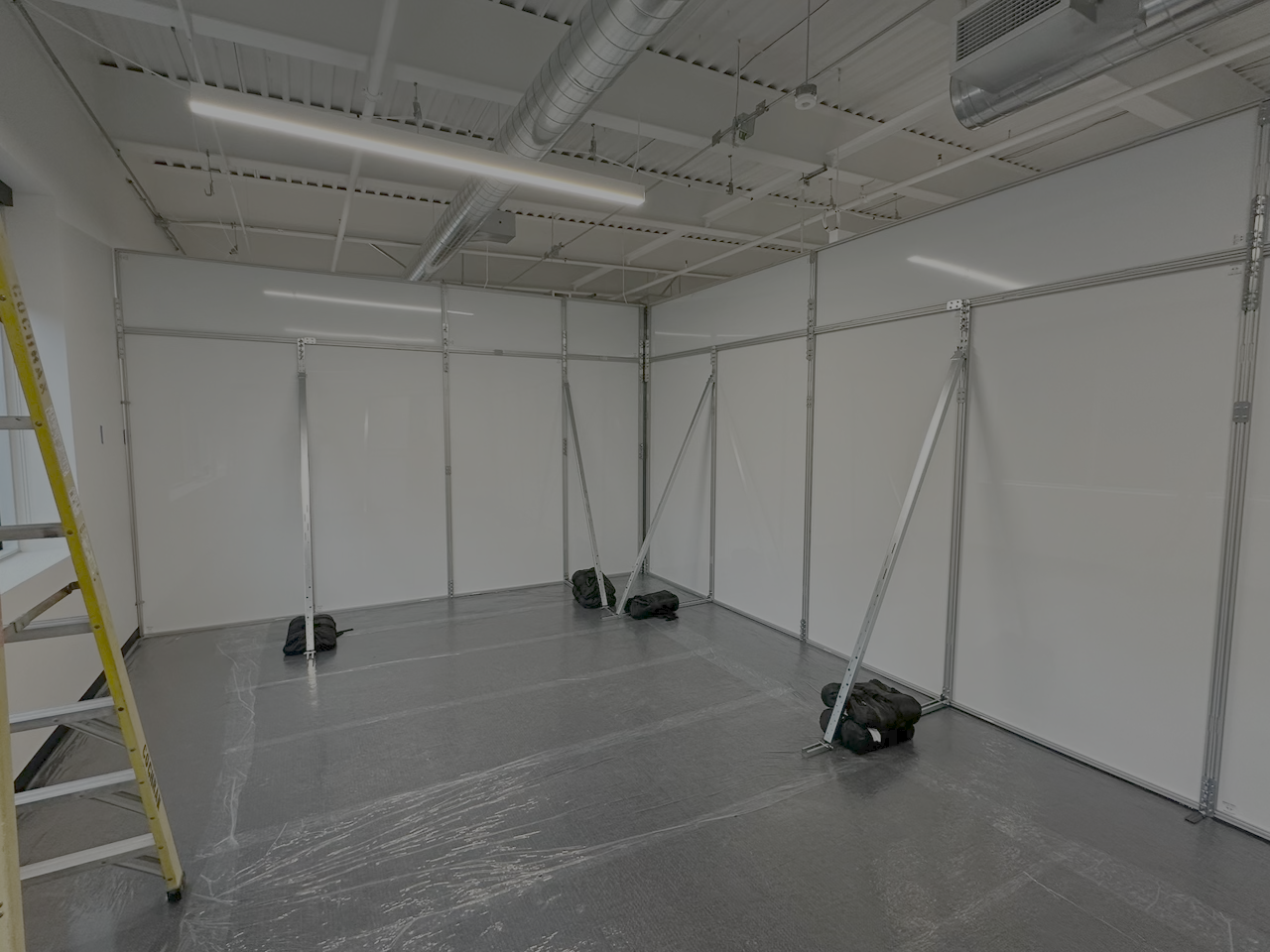 Temporary Walls Puget Sound Builds SpaceX Office Containment