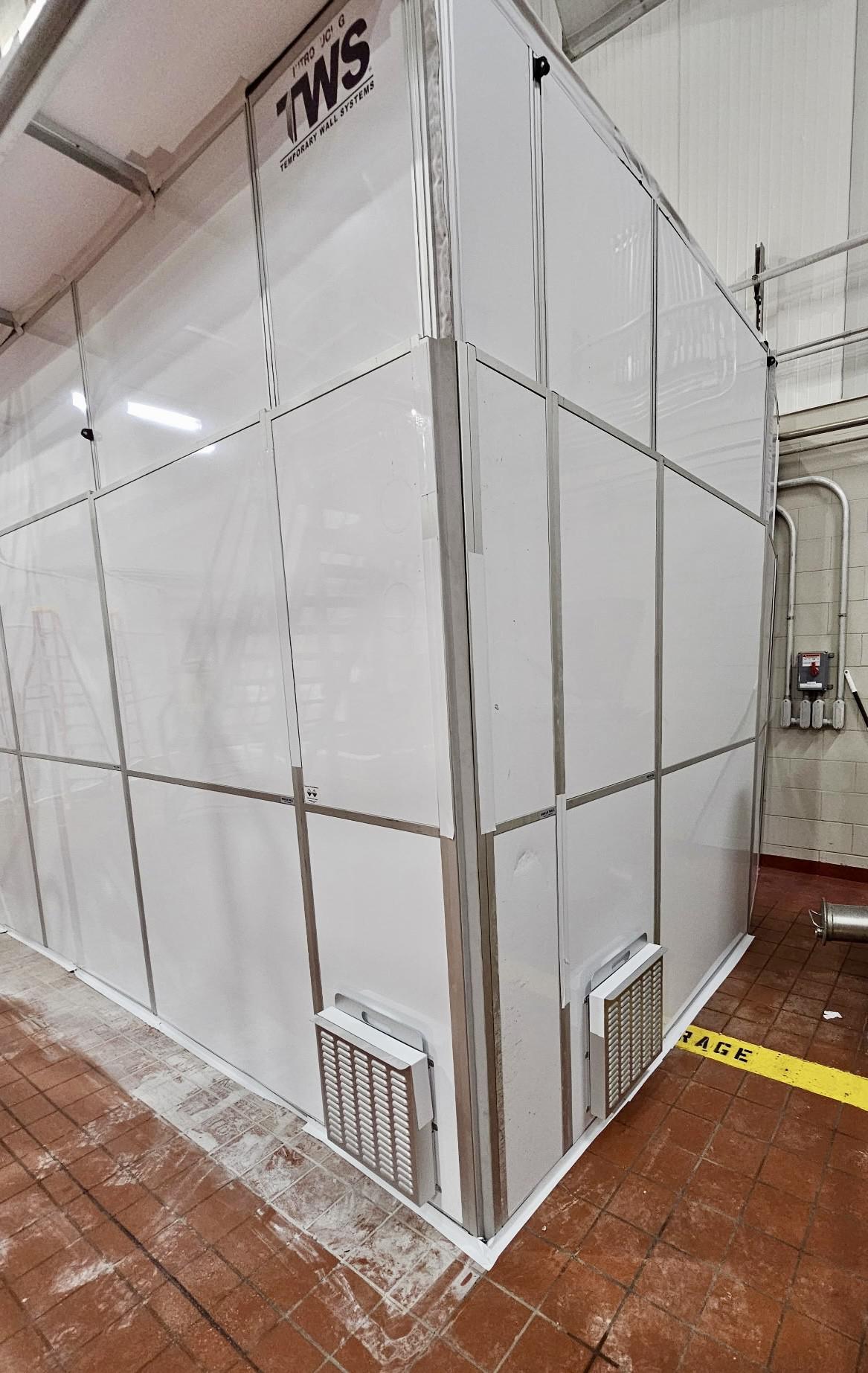 Temporary Wall Systems for Food Processing Facility