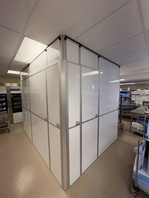 Healthcare Containment Enclosure for Sterile Processing Lab Renovation at CVH